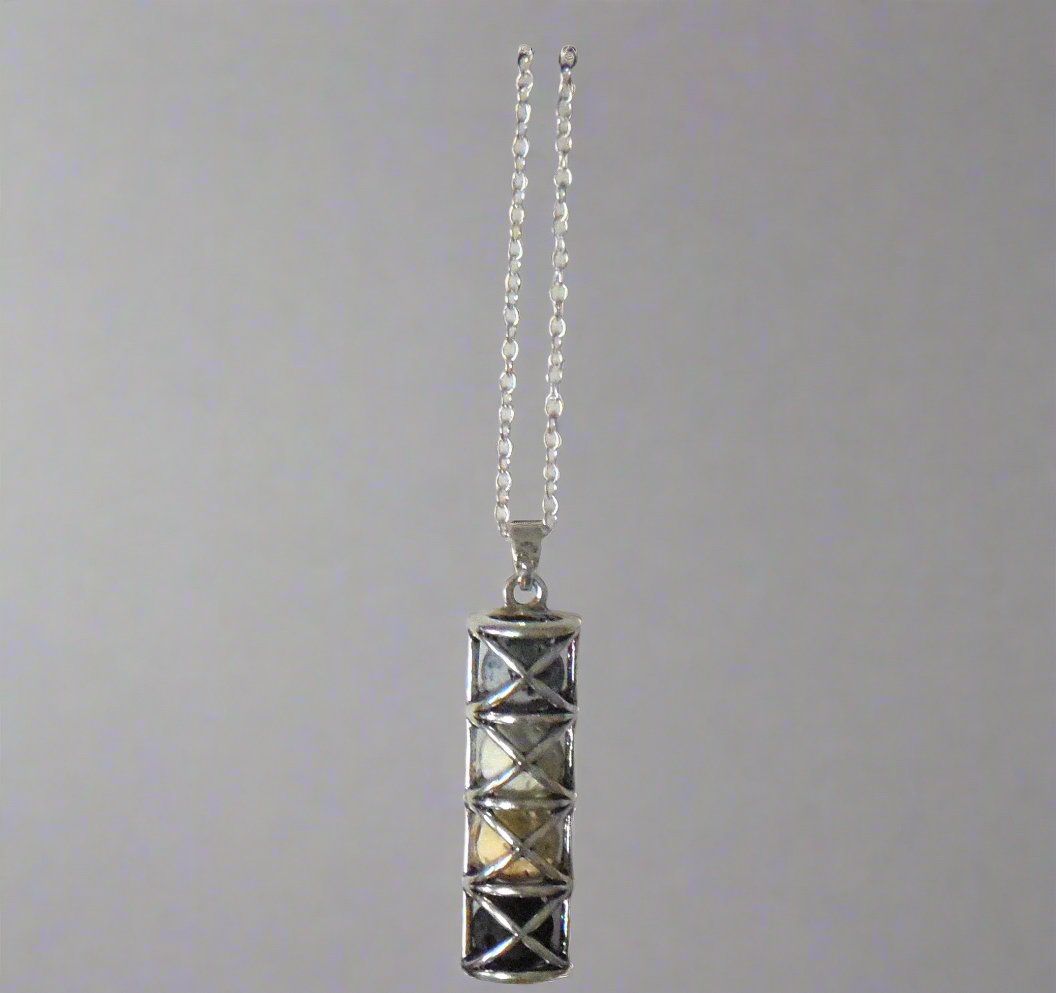 Lava Bead Essential Oil Diffuser Cage Necklace