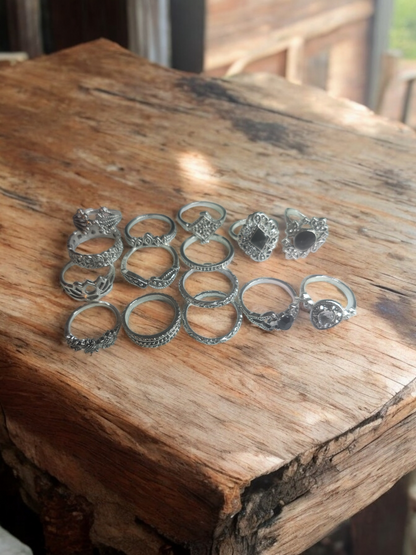 Fashion 15 Piece Ring Set