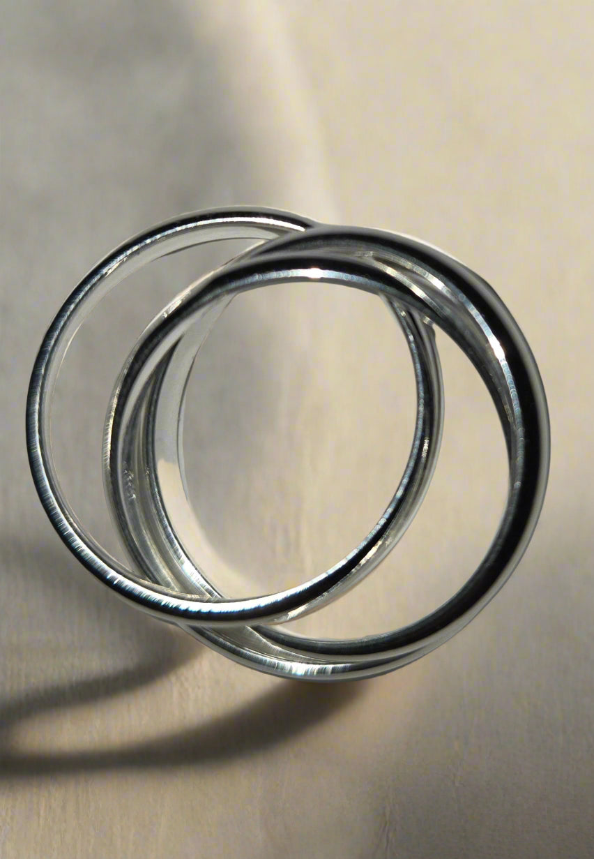 Sterling Silver Over-Lay Ring