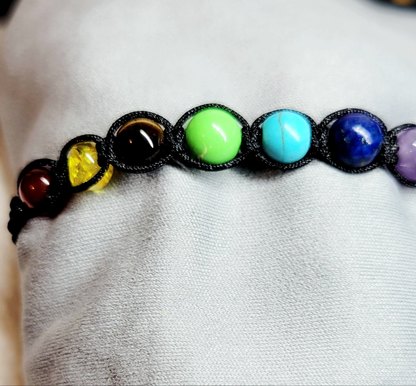 Multi-Color Bead Adjustable Bracelet