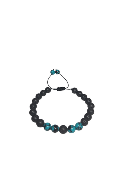 Mixed Bead & Lava Stone Aromatherapy Bracelet - 4 Different Styles Available