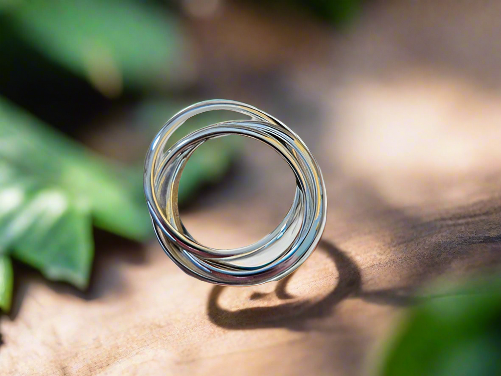 Sterling Silver Over-Lay Ring