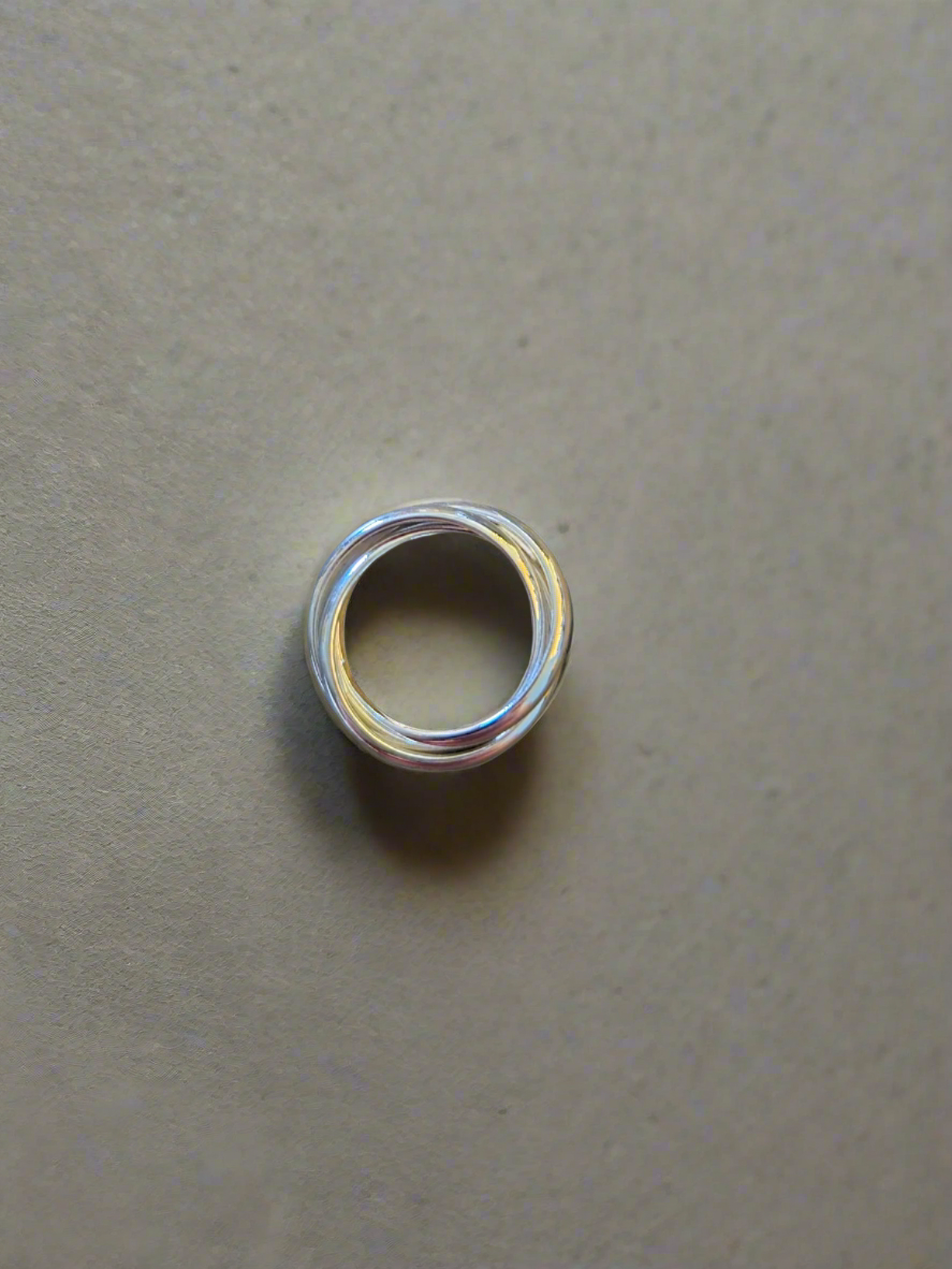 Sterling Silver Over-Lay Ring